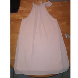 Monteau high collar dress